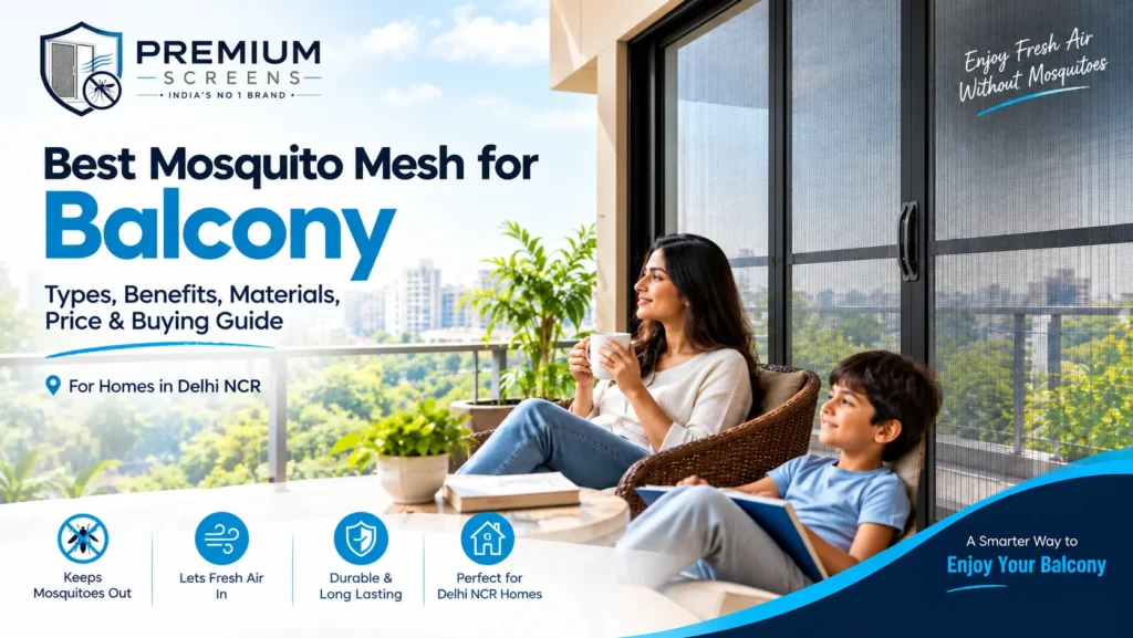 Best mosquito mesh for balcony doors in a modern home